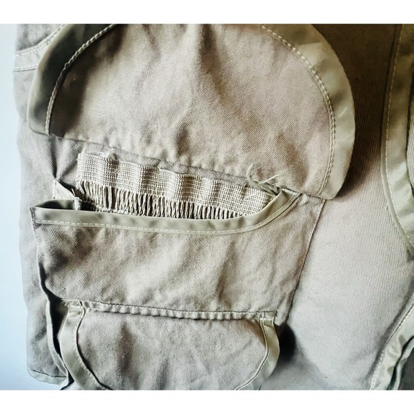 Ozark Trail Men's Hunting Vest‎ Size L Bird Shooting Khaki Gamebag Outdoors - Picture 3 of 8